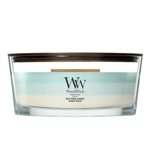 Afbeelding van Woodwick Trilogy Ellipse geurkaars | Driftwood Shores | 454 gram