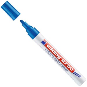 Afbeelding van Edding 8750 industriële paint marker | blauw | ronde punt | 2-4 mm