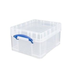 Afbeelding van Really Useful Box opbergdoos | polypropyleen | transparant | 9 liter XL (tweede kans)