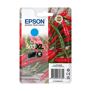 Afbeelding van Epson 503XL inktcartridge cyaan hoge capaciteit (origineel)
