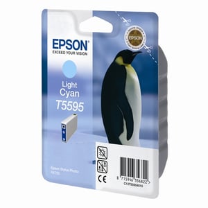 Afbeelding van Epson T5595 inktcartridge licht cyaan (origineel)