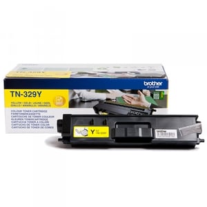 Afbeelding van Brother TN-329Y toner cartridge geel extra hoge capaciteit (origineel)