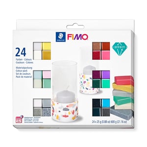 Afbeelding van Staedtler 8013C24-1 Fimo klei | effect | 25g | 24 stuks