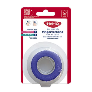 Afbeelding van HeltiQ vingerverband | zelfhechtend | 4 m x 2,5 cm