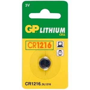 Afbeelding van GP knoopcel batterij CR1216 | lithium | 1 stuk