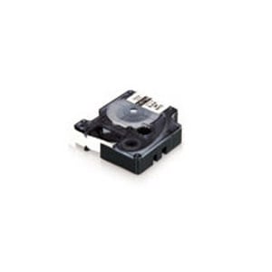 Afbeelding van DYMO S0718220 / 18484 IND Rhino tape permanent polyester zwart op wit 19mm (huismerk)