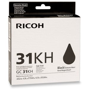 Afbeelding van Ricoh GC-31KH gelcartridge zwart hoge capaciteit (origineel)
