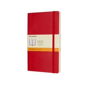 Afbeelding van Moleskine IMQP616F2 large notitieboek | gelinieerd | softcover | rood