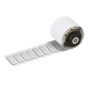 Afbeelding van Brady M71EP-1-7593-SL gelamineerde polyester labels zilver | 27,00 mm x 8,00 mm (origineel)