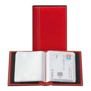 Afbeelding van Brepols Palermo creditcardhouder | rood | 40 pasjes