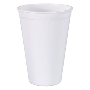 Afbeelding van Depa herbruikbare beker | 180 ml | wit | 40 stuks