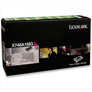 Afbeelding van Lexmark X746A1MG toner cartridge magenta (origineel)