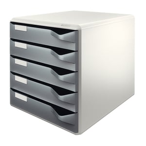Afbeelding van Leitz 5280 ladeblok | donkergrijs | 5 laden