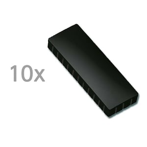 Afbeelding van Maul magneet | rechthoekig | zwart | 10 stuks
