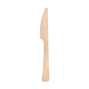 Afbeelding van Depa wegwerp mes | hout | 16.5 cm | 200 stuks