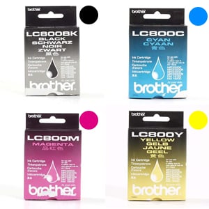 Afbeelding van Brother bundel LC-800 (black+ cyan+ magenta+ yellow)
