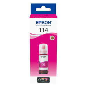 Afbeelding van Epson 114 inktfles magenta (origineel)