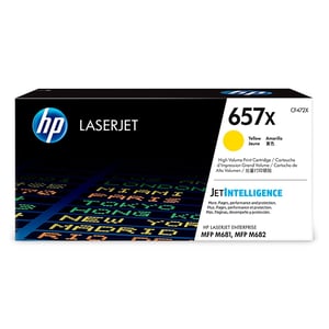 Afbeelding van HP CF472X nr. 657X toner cartridge geel hoge capaciteit (origineel)