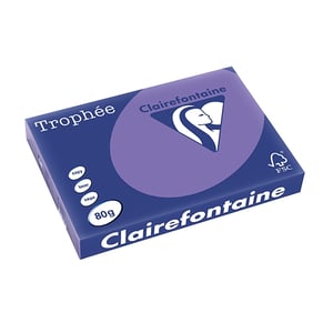 Afbeelding van Clairefontaine papier | violet | A3 | 80 gr. | 500 vel