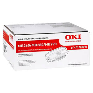 Afbeelding van OKI 01240001 toner cartridge zwart (origineel)