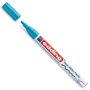 Afbeelding van Edding 751 paint marker | lichtblauw | ronde punt | 1-2 mm