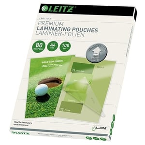 Afbeelding van Leitz lamineerhoes 7478 A4 | glanzend | 2x80 micron | 100 stuks