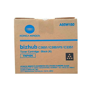 Afbeelding van Konica Minolta TNP-49K (A95W150) toner cartridge zwart (origineel)