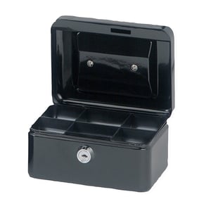 Afbeelding van Maul 5610190 stalen geldkist | metaal | zwart | met slot
