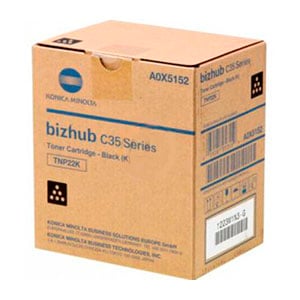Afbeelding van Konica Minolta TNP-22K (A0X5152) toner cartridge zwart (origineel)