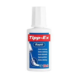 Afbeelding van Tipp-Ex Rapid correctievloeistof | wit | 20 ml