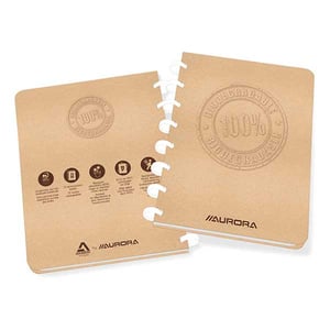 Afbeelding van Aurora 3055.150 Adoc Bio schrift | A5 | bruin | geruit | 72 vel