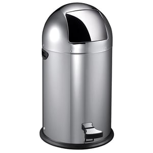 Afbeelding van EKO Kickcan pedaalemmer | mat RVS | 40 liter