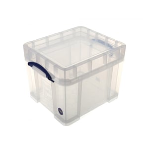 Afbeelding van Really Useful Box opbergdoos | polypropyleen | transparant | 35 liter XL