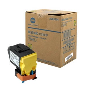 Afbeelding van Konica Minolta TNP-50Y (A0X5254) toner cartridge geel (origineel)