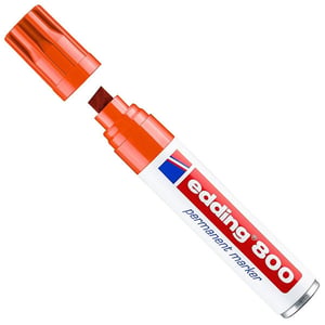 Afbeelding van Edding 800 permanent marker | oranje | beitelvormige punt | 4-12 mm