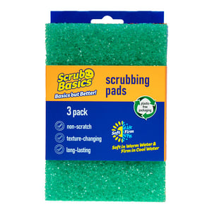 Afbeelding van Scrub Basics Scrubbing Pads | 3 stuks