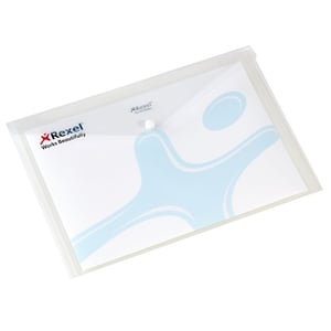 Afbeelding van Rexel documentenvelop | A4 | polypropyleen | wit | 150 vel
