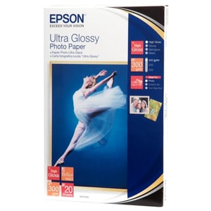 Afbeelding van Epson S041926 fotopapier | ultra glanzend | 10 x 15 cm | 300 gr. | 20 vel
