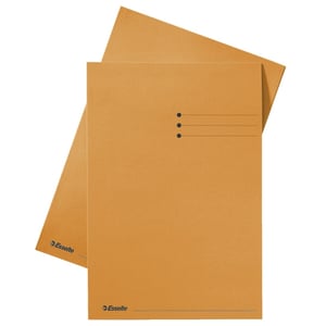 Afbeelding van Esselte inlegmap | karton | lijnbedrukking | 10 mm overslag | A4 | oranje | 100 stuks