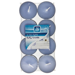 Afbeelding van Pan Aroma Waxinelichtjes | Fluffy Towels | 16 stuks