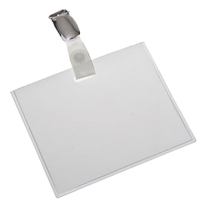 Afbeelding van Europel 121286 naambadge gesloten met klem | 90 x 60 mm | 24 stuks