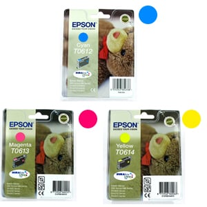 Afbeelding van Epson bundel T0612 serie (cyan+ magenta+ yellow)