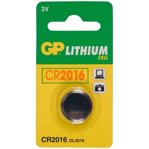 Afbeelding van GP knoopcel batterij CR2016 | lithium | 1 stuk