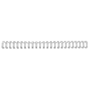 Afbeelding van GBC RG8104 draadrug | A4 | metaal | zilver | 34 ringen | tot 55 vel | 100 stuks