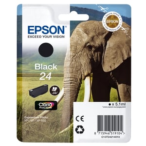 Afbeelding van Epson T2421 nr. 24 inktcartridge zwart (origineel)