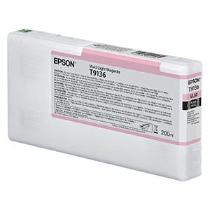 Afbeelding van Epson T9136 inktcartridge licht magenta (origineel)