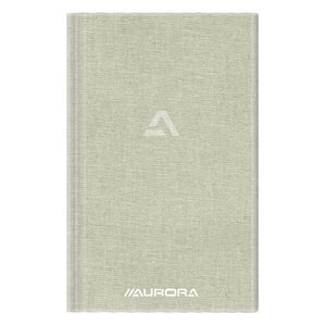 Afbeelding van Aurora notitieboek | 125 x 195 mm | geruit | 80 gr. | 96 vel | grijs