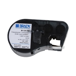 Afbeelding van Brady M-124-492 Freezerbondz polyester labels | 41,91mm x 12,7mm