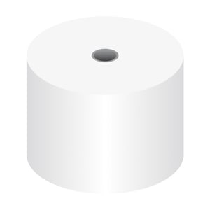 Afbeelding van Kangaro kassarol K-6032 | thermorol wit | 44 x 70 x 12mm | 5 stuks