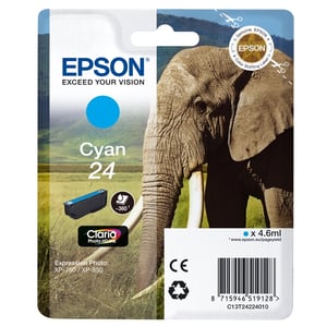 Afbeelding van Epson T2432 nr. 24XL inktcartridge cyaan hoge capaciteit (origineel)
